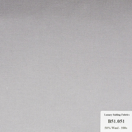 B51.051 Kevinlli V2 - Vải Suit 50% Wool - Xám Trơn